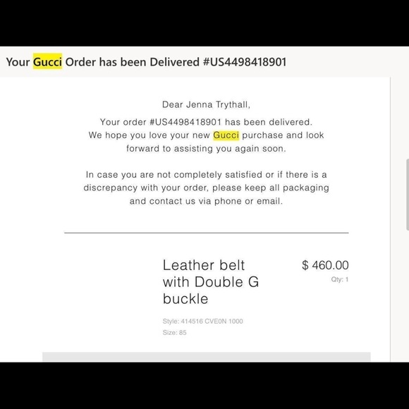 Gucci Belt - Picture 3 of 4